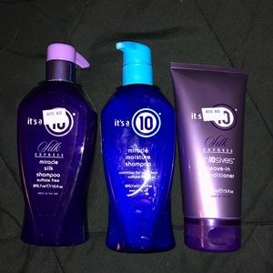 It’s a 10 shampoo and conditioner